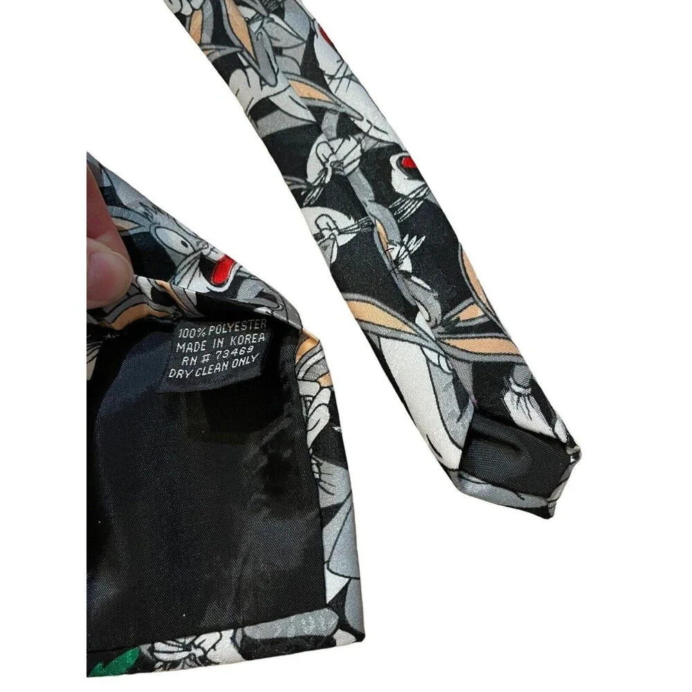 Vintage 1993 Looney Tunes Mania‎ Bugs Bunny Men’s Novelty Neck Tie